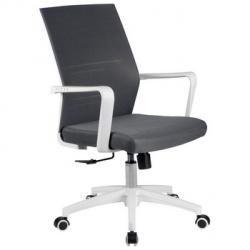 Операторское кресло «Riva Chair B819 Белый/серый»